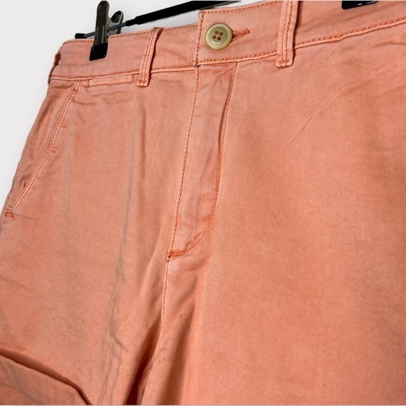 Coral Anthropologie Rolled Cuffed Chino Shorts 28 Waist‎ - Picture 11 of 11